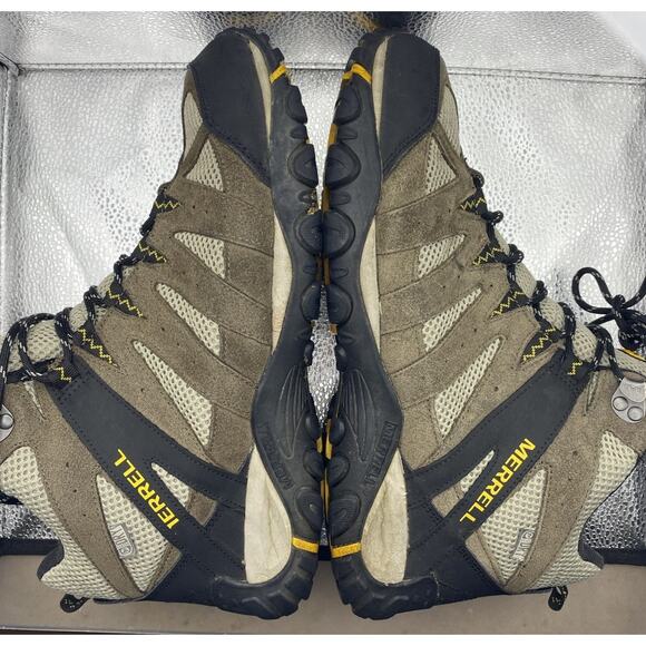 MERRELL WIDE WIDTH “Accentor 3” Men’s Hiking Boot Size 11W Dark Brown Waterproof - Picture 9 of 12